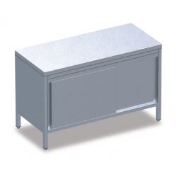 Dulap inox cu usi glisante