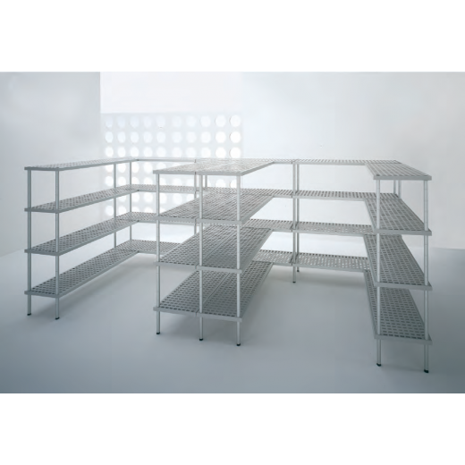 Raft cu 4 polite din polietilena