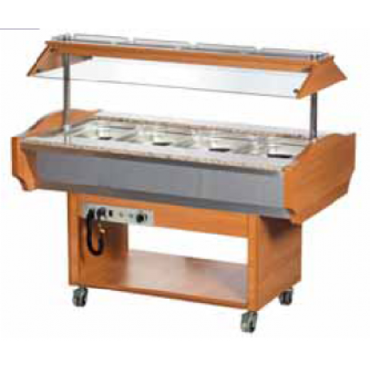 Bufet cald cu 4 cuve GN1/1 Bufet cald cu 4 cuve GN1/1
