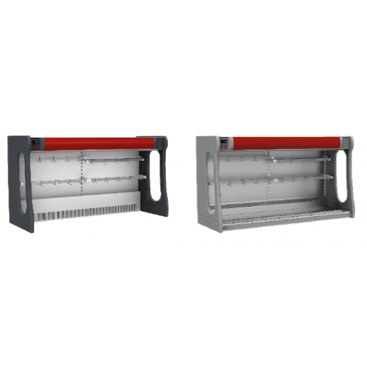 Rafturi de perete refrigerate pentru mezeluri