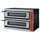 Cuptor pizza electric cu doua vetre, 6+6 pizza cu diam. de 30 cm.