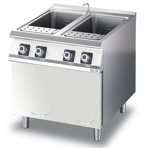 Fierbator paste electric cu doua cuve