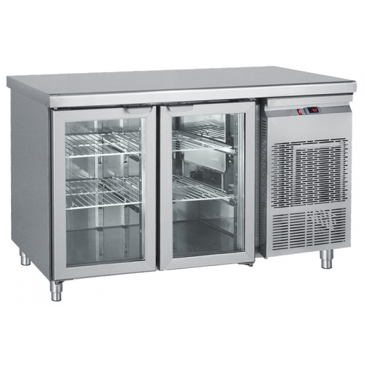 Masa refrigerata cu 2 usi cu sticla