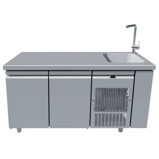 Masa refrigerata cu doua usi si o cuva