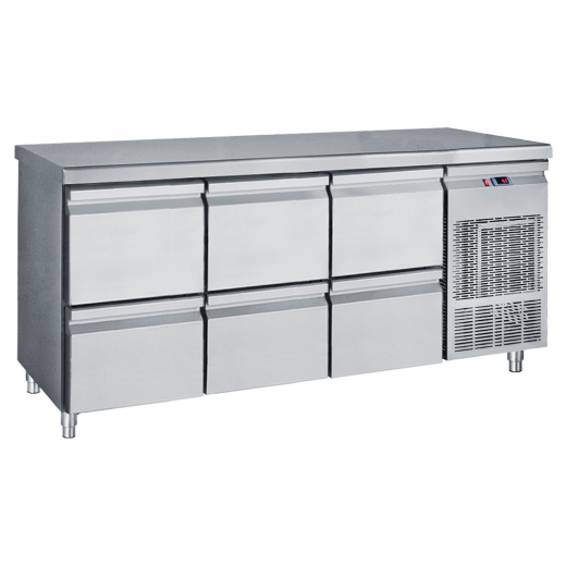 Masa refrigerata cu 6 sertare Masa refrigerata cu 6 sertare