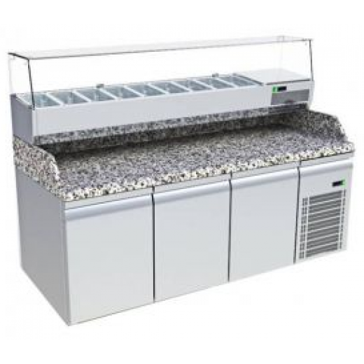 Banc de lucru refrigerat pentru pizza