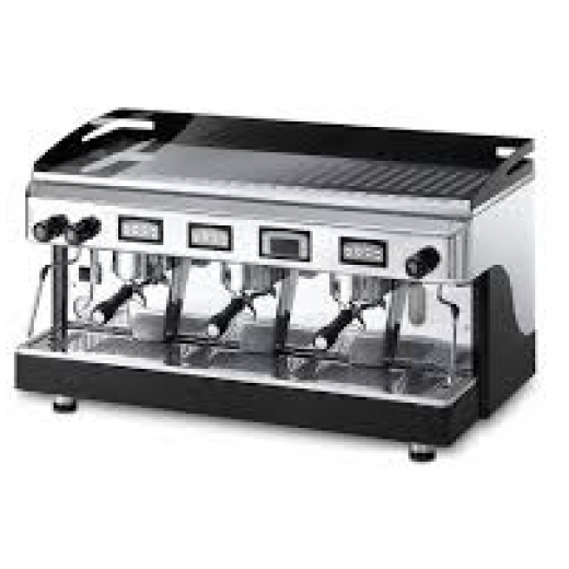 Aparat pentru cafea espresso electronic cu trei grupuri 