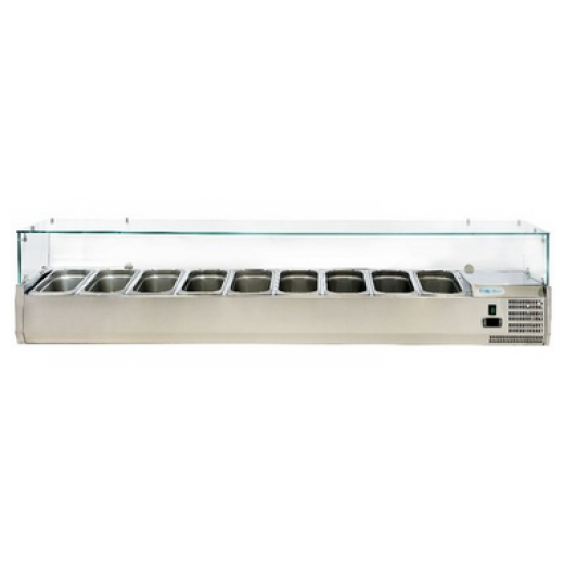 Vitrina ingrediente pentru pizza 