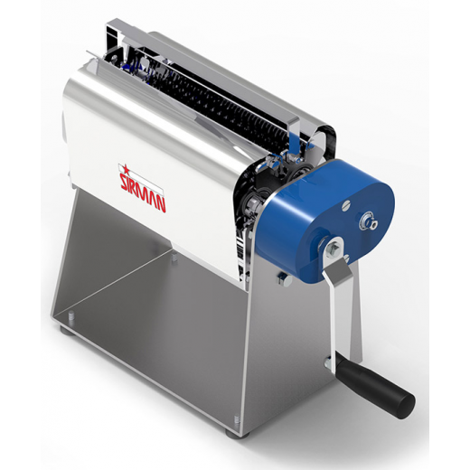 Dispozitiv frăgezire carne cu manivela