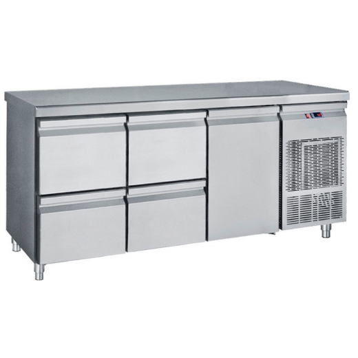 Masa refrigerata cu patru sertare si o usa Masa refrigerata cu patru sertare si o usa