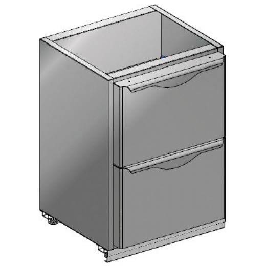 Dulap neutru cu doua sertare