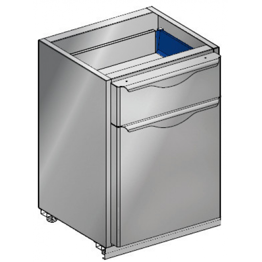 Dulap cu sertar pentru zat si loc pentru gunoi