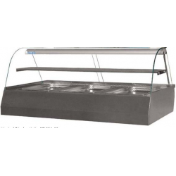 Vitrina calda orizontala de banc