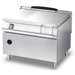 Tigaie basculanta pe gaz cu basculare electrica, 120lt.